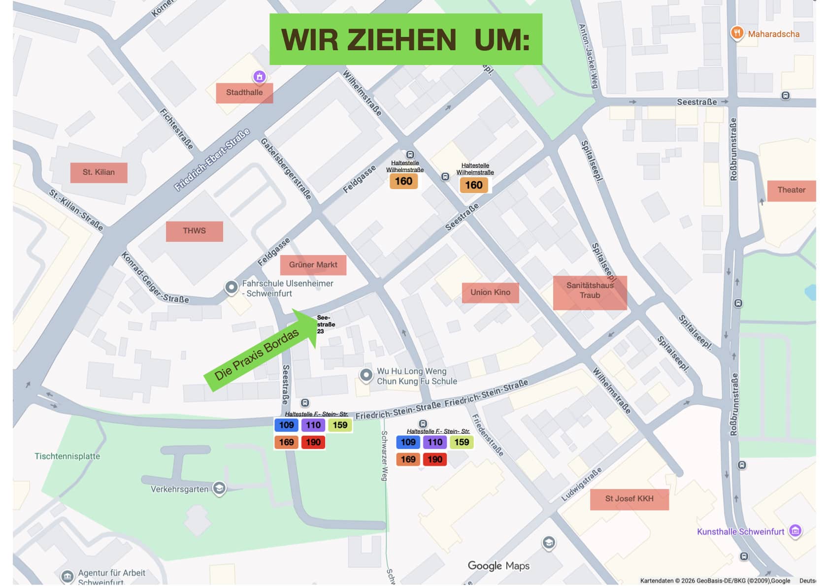 wir ziehen um